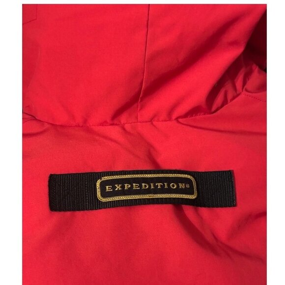 Canada Goose Expedition Parka Fusion Fit Heritage Red Jacket Coat Men's M New - Picture 5 of 16